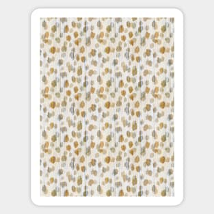 dots winter fall orange Sticker